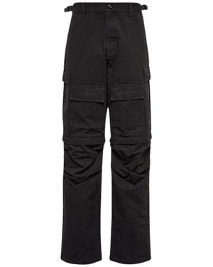 Balenciaga Straight Trousers - Black