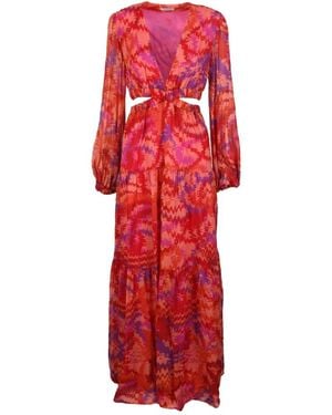 Dondup Maxi Dresses - Rojo