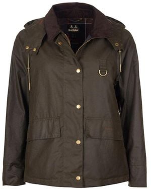 Barbour Jassen ,Groen ,Katoen Beadnell Jas