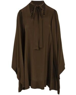 SOLOTRE Short Dresses - Marrón