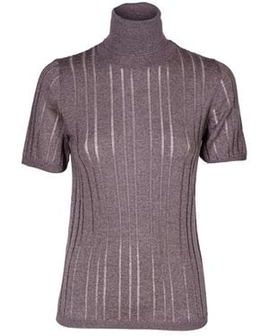 Grifoni Turtlenecks - Purple