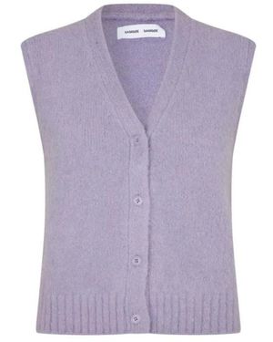 Samsøe & Samsøe Sajeanne Cardigan - Paars