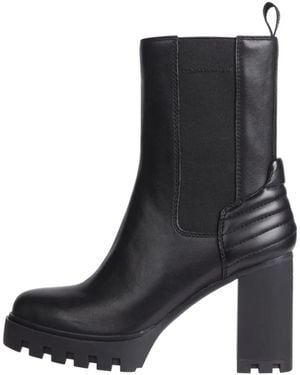 Calvin Klein Heeled Boots - Black
