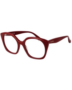 Max Mara Accessoires ,Rood ,Elegante Cat-Eye Optische Bril - Bruin