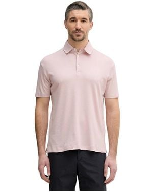 Paul & Shark Tops ,Roze ,Katoen Polo - Rood