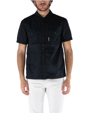 Marshall Artist Kurzarmhemd Reno - Schwarz