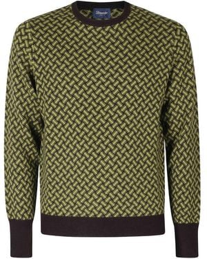 Drumohr Round-Neck Knitwear - Vert