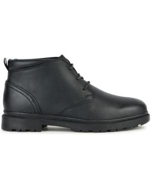 Geox Lace-Up Boots - Black