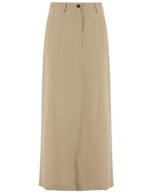 Antonelli Midi Skirts - Natural