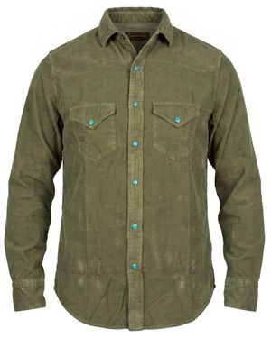 chesapeake's Overhemden ,Groen ,Leer Flagstaff Western Shirt