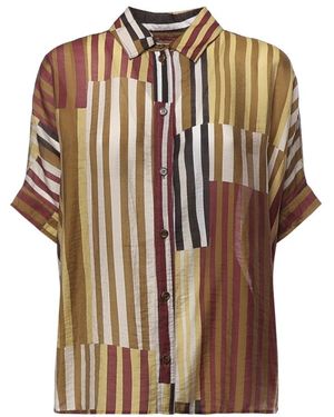 Ottod'Ame Overhemden ,Veelkleurig ,Shirts - Bruin