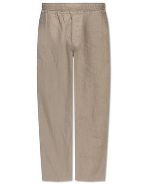 Samsøe & Samsøe Straight Trousers - Marrón