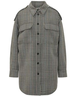 Stella McCartney Geruite Overshirt - Grijs