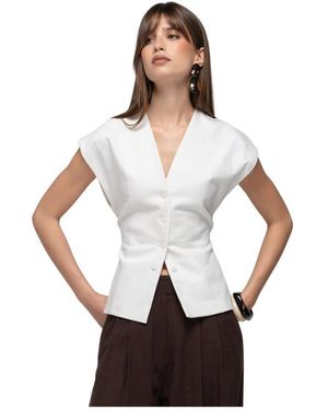 GUAJA. Vests - Blanc