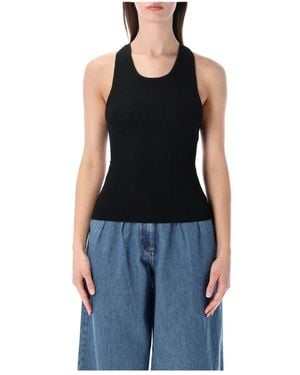 Sessun Sleeveless Tops - Black