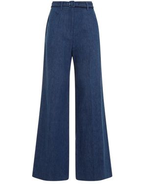 Gabriela Hearst Wide Trousers - Azul