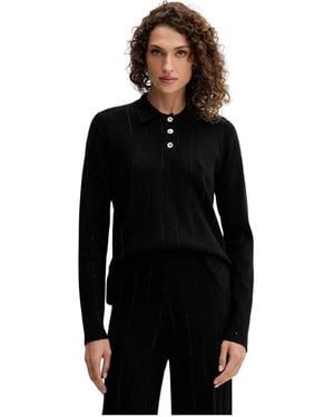 Fracomina Round-Neck Knitwear - Negro