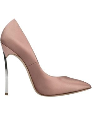 Casadei Ledersandalen Mit Klingenfessel - Pink