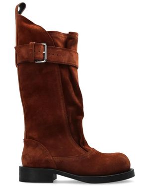 IRO Schoenen ,Bruin ,Suède Riff Suède Hoge Laarzen