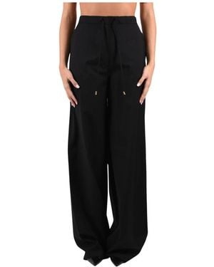Max Mara Crisma Wide Broeken - Zwart