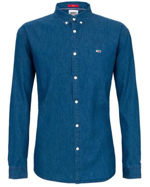 Tommy Hilfiger Denim Shirts - Blu