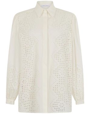 Alberta Ferretti Overhemden ,Wit ,Blouses & Shirts
