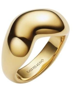 Maria Black Accessoires ,Geel ,Tryvann Ring - Metallic