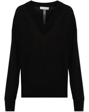 IRO V-Neck Knitwear - Negro