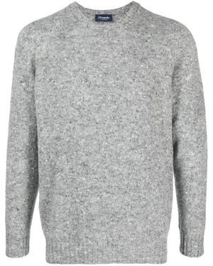 Drumohr Round-Neck Knitwear - Gris
