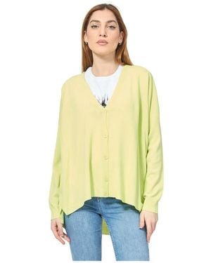 Manila Grace V-Neck Knitwear - Geel