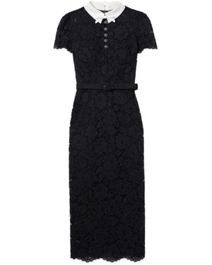 Self-Portrait Midi Dresses - Negro