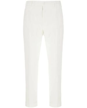 PT Torino Broeken ,Wit ,Katoen Tapered Broeken