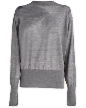 Stella McCartney Round-Neck Knitwear - Grigio
