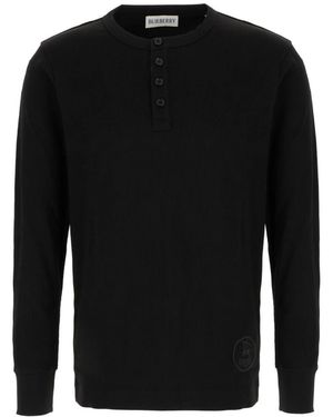 Burberry Long Sleeve Tops - Negro