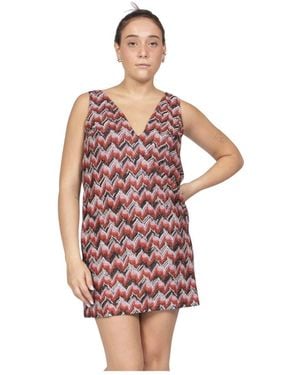 Missoni Ärmelloses Kurzes Kleid - Pink