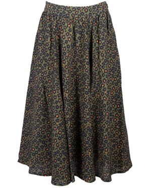 KENZO Midi Skirts - Gris