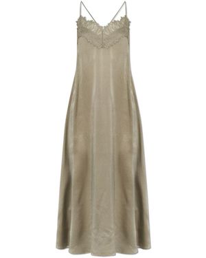 IRO Kleedjes ,Groen ,Bailar Dress - Naturel