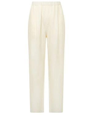 Laneus Slim-Fit Trousers - White