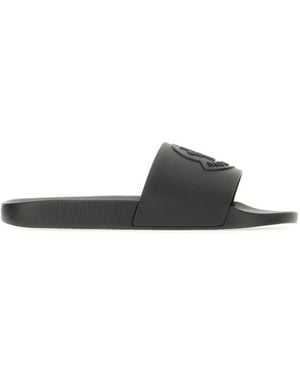 Moncler Sliders - Negro
