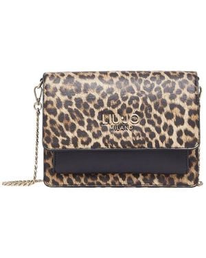 Liu Jo Tassen ,Bruin ,M Crossbody Macul Naturale