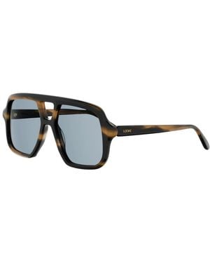 Loewe Schmale Piloten-Sonnenbrille - Schwarz