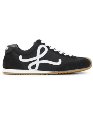 Loewe Schoenen ,Zwart ,Leer Ballet Runner 2.0 Sneakers