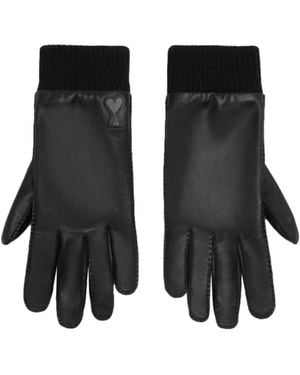 Ami Paris Gloves - Black