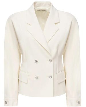 Alessandra Rich Blazers - White