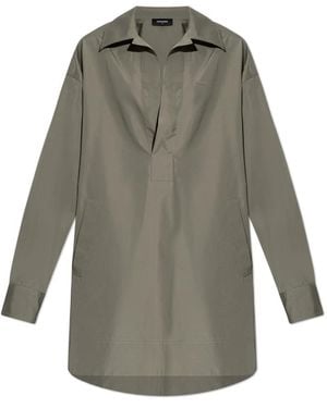 DSquared² V-Neck Dress - Gray