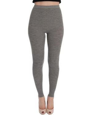 Dolce & Gabbana Ondergoed ,Grijs ,Kasjmier High Waist Stretch Panty
