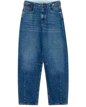HEYANNO Loose Fit Jeans - Blue