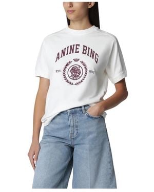 Anine Bing T-Shirts - Blue