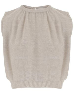 arch4 Round-Neck Knitwear - Gris