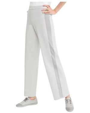 Max Mara Strickhose schnitt - Weiß